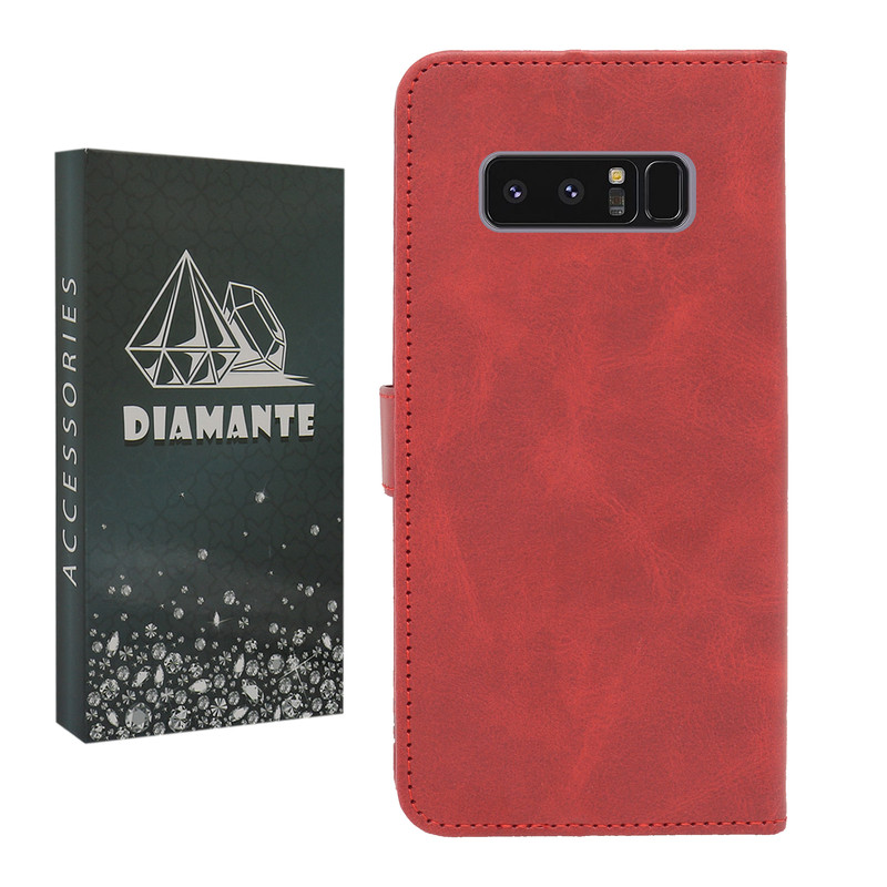 خرید و قیمت کیف کلاسوری دیامانته مدل Bersa Bk مناسب برای گوشی موبایل سامسونگ Galaxy Note 8