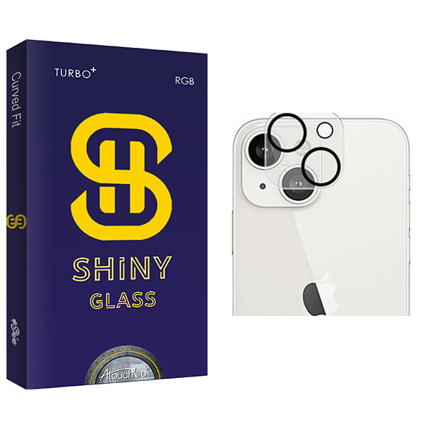 محافظ لنز گوشی آتوچبو مدل Shiny Glass FLL مناسب برای گوشی موبایل اپل iPhone 13 mini
