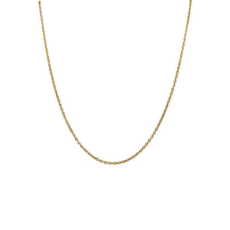 زنجیر طلا 18 عیار زنانه مدوپد مدل الگانس ضخامت 40 کد ZB10049