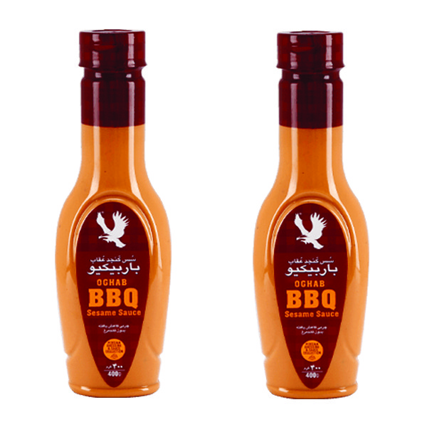 سس کنجد باربیکیو عقاب - 400 گرم بسته 2 عددی