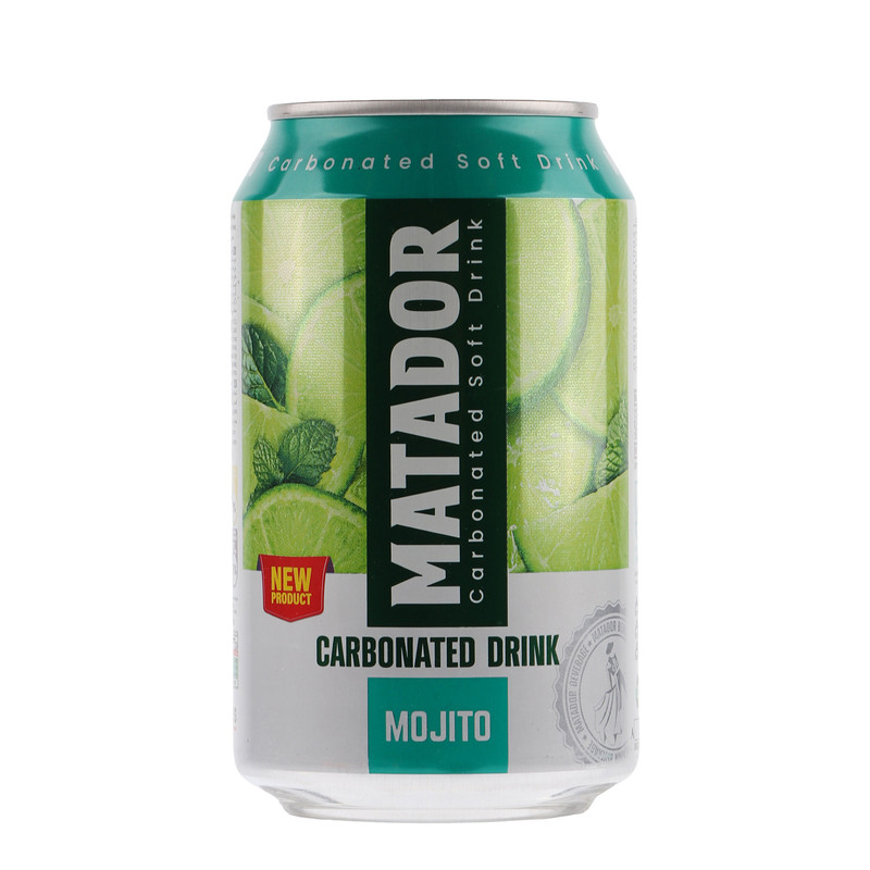 نوشابه گازدار موهیتو ماتادور - 330 میلی لیتر