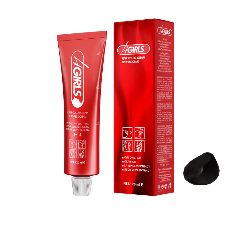 خرید و قیمت رنگ مو فور گیرلز شماره N4 سری طبیعی حجم 120 میلی لیتر رنگ قهوه ای متوسط