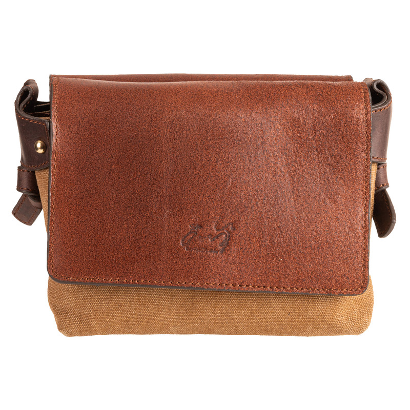 خرید و قیمت کیف رودوشی چرم آسو مدل تیروژه چاپ برزنت کد 04