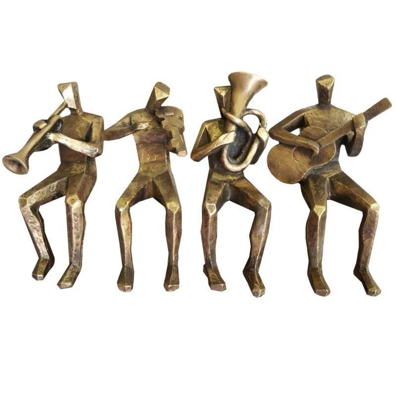 خرید و قیمت مجسمه مدل نوازنده نشسته کد 002 بسته 4 عددی