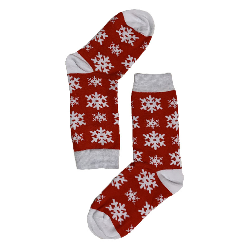 جوراب طرح برف کد 016