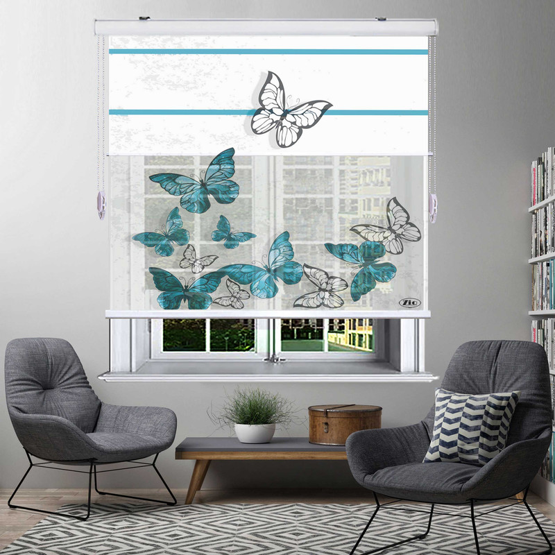 پرده زبرا شب و روز مدل TD-4 سایز 200x280 سانتی متر