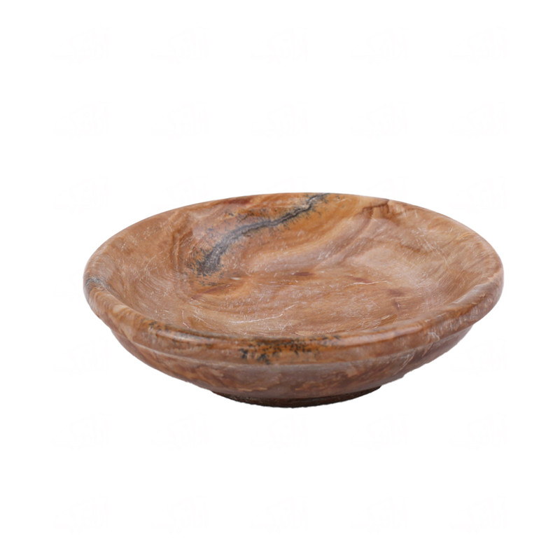 زیر سیگاری سنگی آرانیک ساده قهوه ای طرح مانی مدل 1022900004