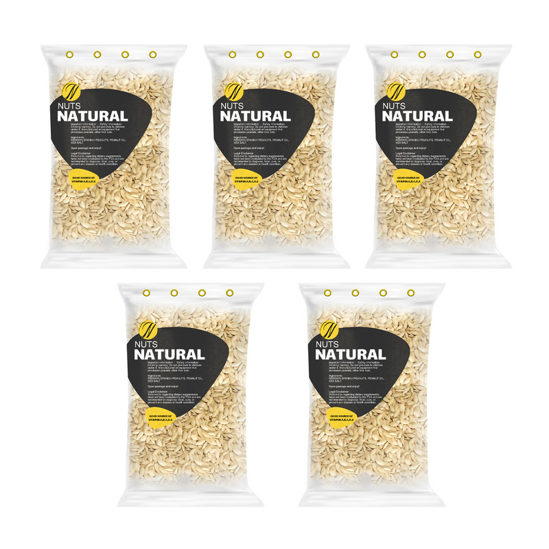 تخمه کدو ریز شور نچرال - 100 گرم بسته 5 عددی