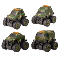 ماشین بازی مدل ارتشی مجموعه 4 عددی