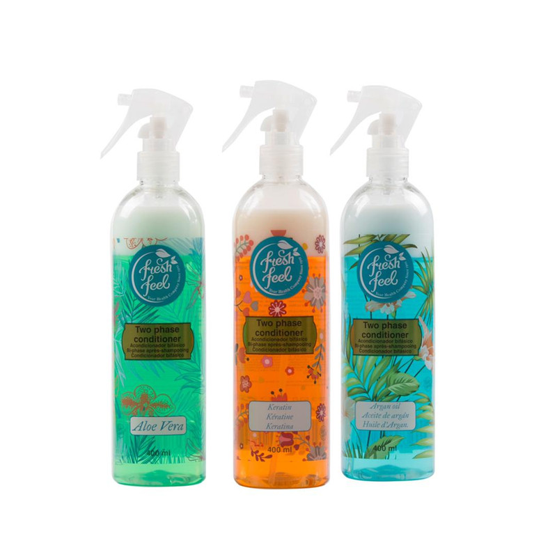 اسپری دو فاز مو فرش فیل مدل a.k.a حجم 450 میلی لیتر مجموعه 3 عددی