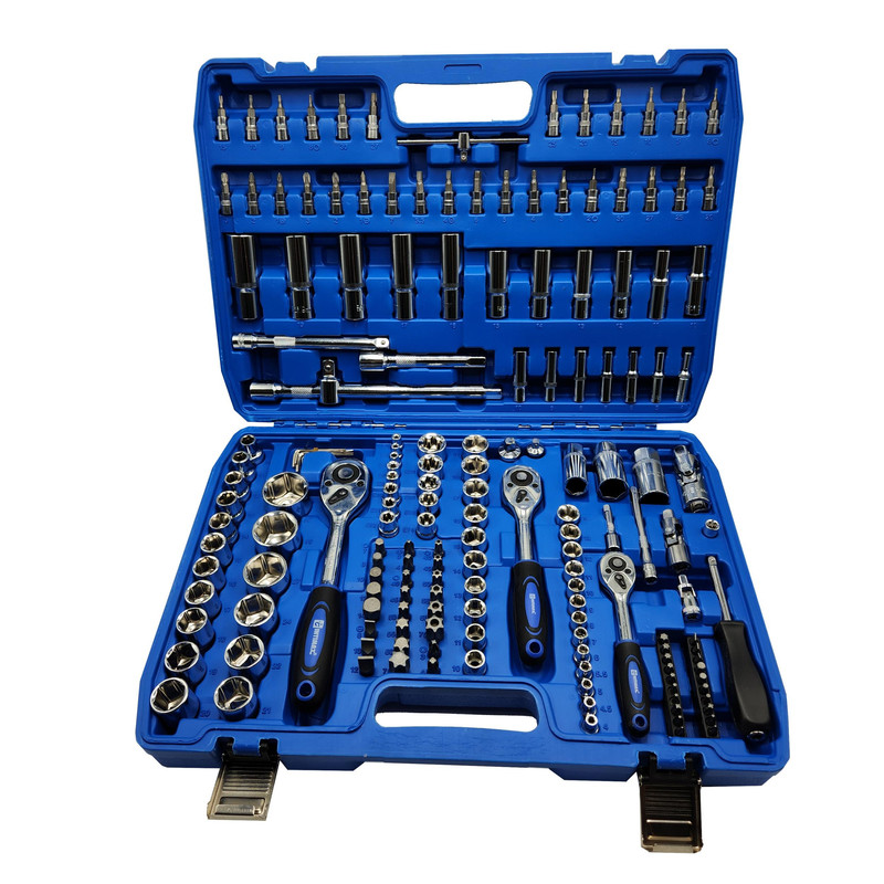 آچار بکس و سری آچار بکس صنعتی اینتیمکس کد 4005 مجموعه 172 عددی