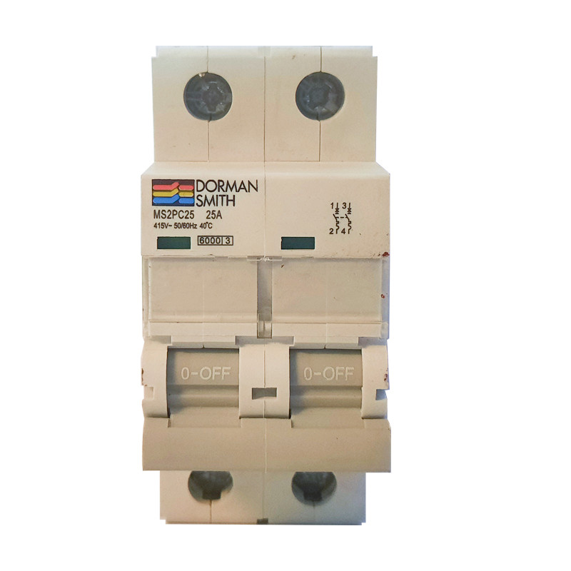 خرید و قیمت فیوز مینیاتوری دو فاز 25 آمپر دورمن اسمیت مدل MS2PC25