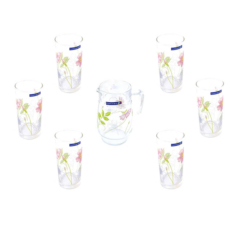 سرویس پارچ لیوان 7 پارچه لومینارک مدل آنیمون