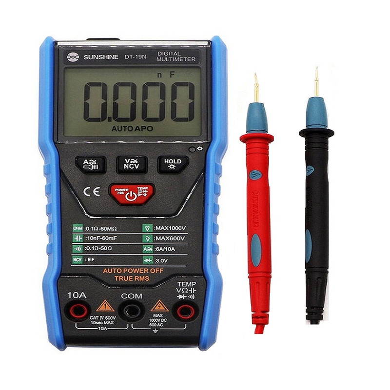 خرید و قیمت مولتی متر دیجیتال سانشاین مدل DT 19 N