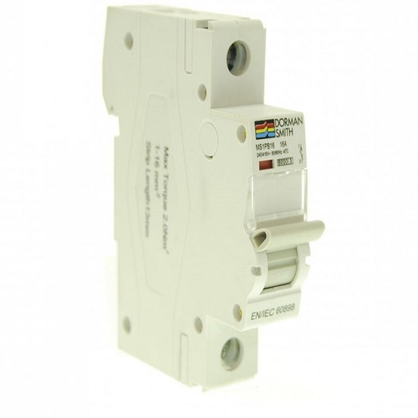 خرید و قیمت کلید مینیاتوری تک پل 6 آمپر دورمن اسمیت مدل MS1PB06