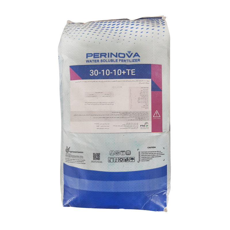 کود کامل ازت بالا پرینوا مدل 10-10-30 وزن 10 کیلوگرم
