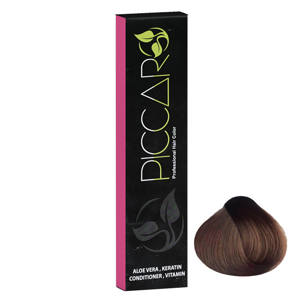 رنگ مو پيكارو سري طلايي شماره 6.3 حجم 120 ميلي ليتر رنگ بلوند طلايي تيره