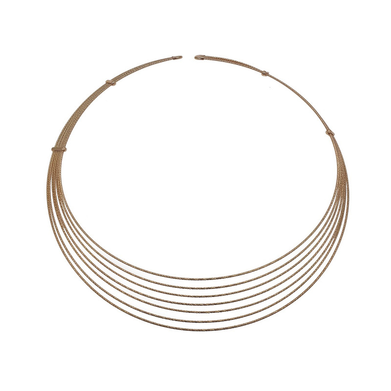 گردنبند شیک کده طرح طوق چند رج