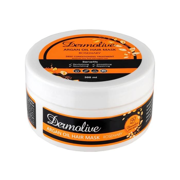 ماسک مو درمولیو مدل آرگان حجم 300 میلی لیتر