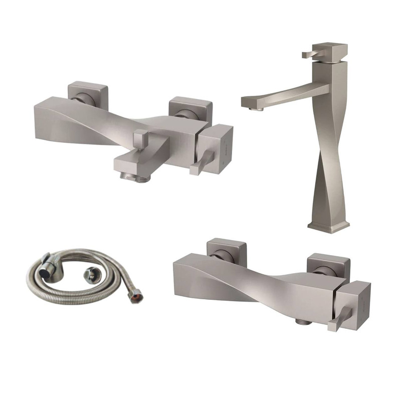 ست شیرآلات کسری مدل فیلادلفیا مجموعه 4 عددی