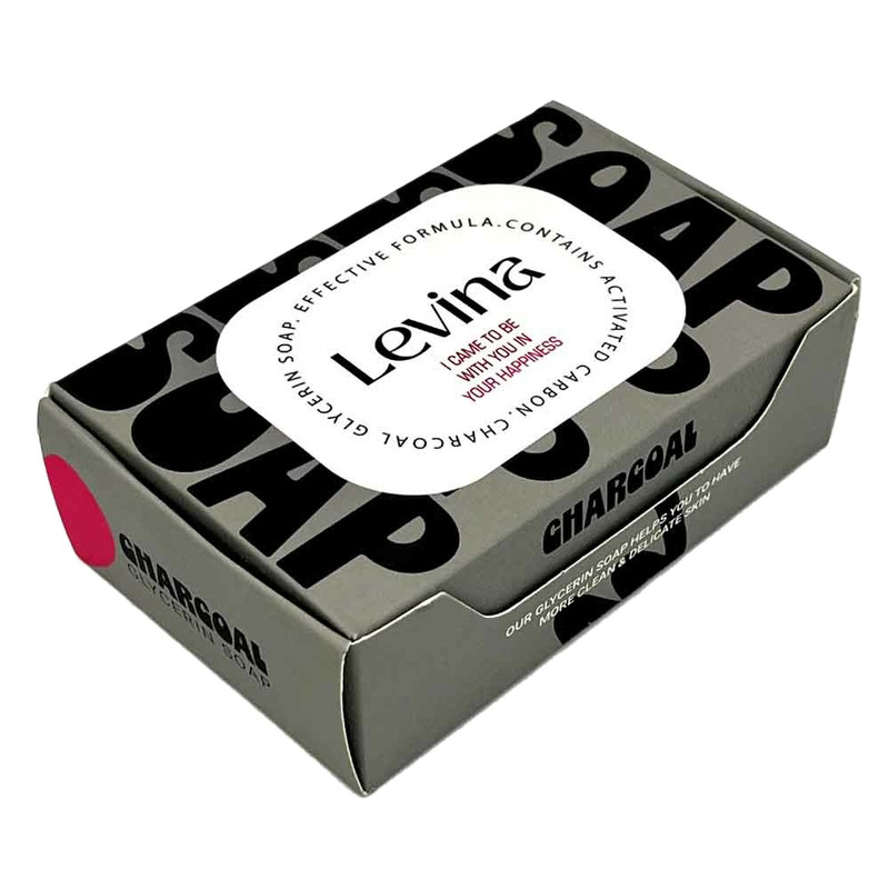 خرید و قیمت صابون شستشو لوینا مدل زغالی وزن 120 گرم