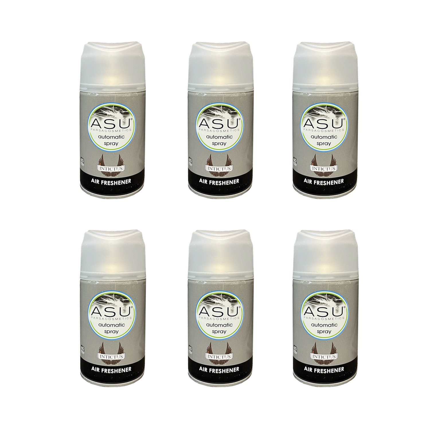 اسپری خوشبو کننده آسو مدل اینتکتوس حجم 250 میلی لیتر بسته 6 عددی