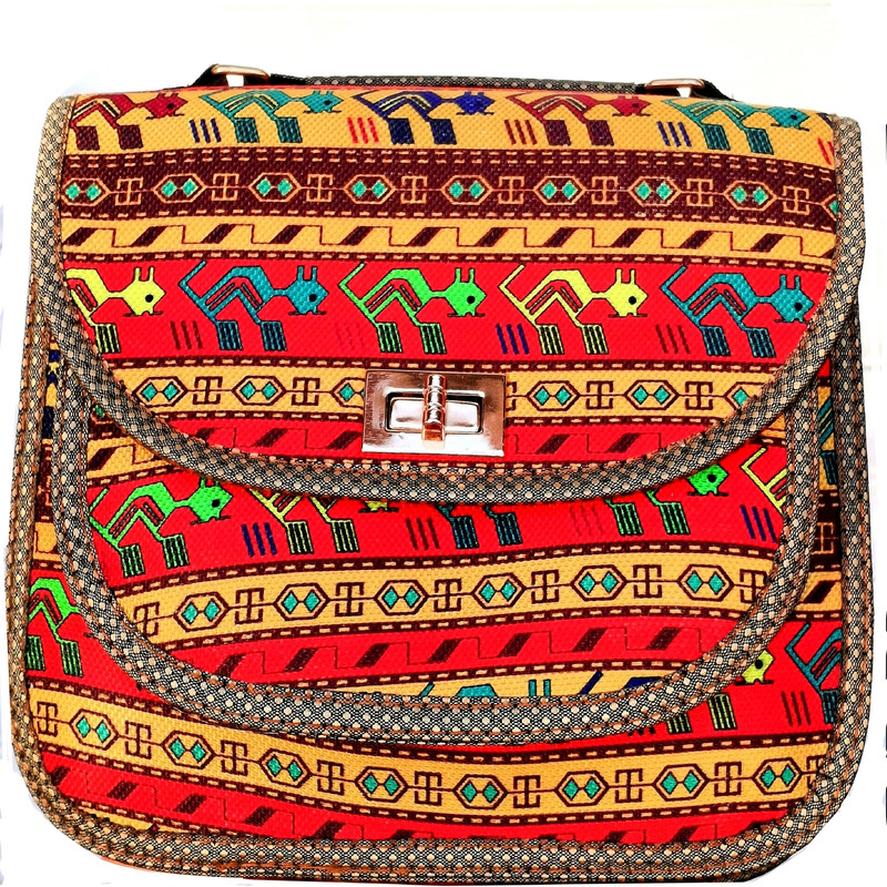 کیف دوشی دست دوز زنانه مدل پالاز