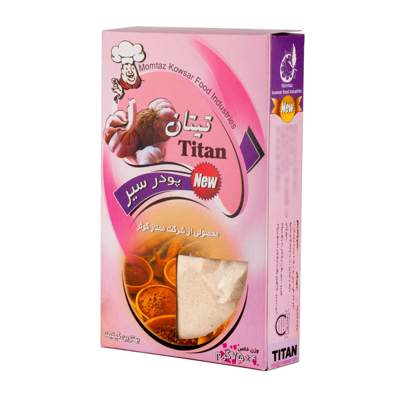 پودر سیر ایرانی تیتان - 75 گرم
