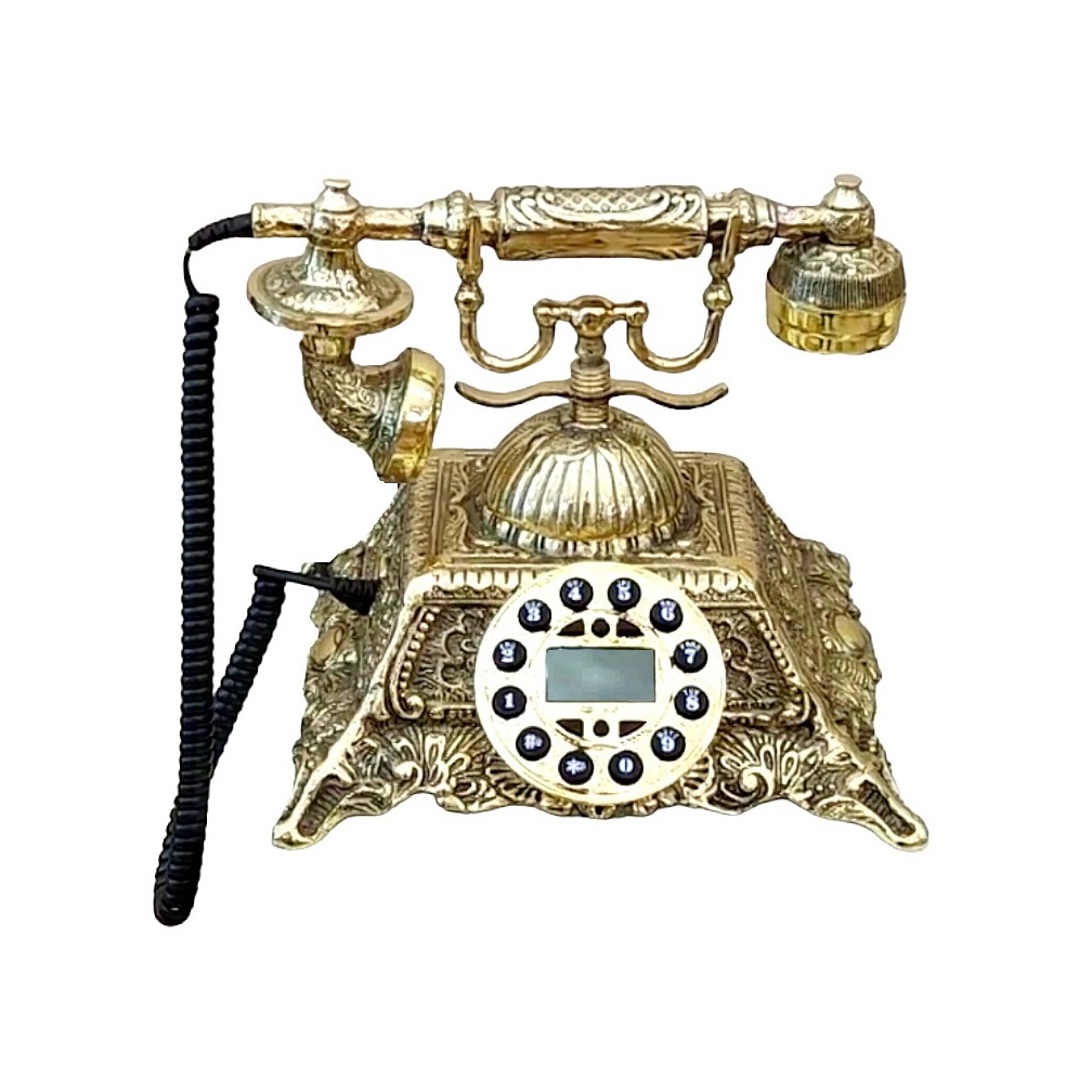 تلفن برنجی مدل هرمی کد H-1192