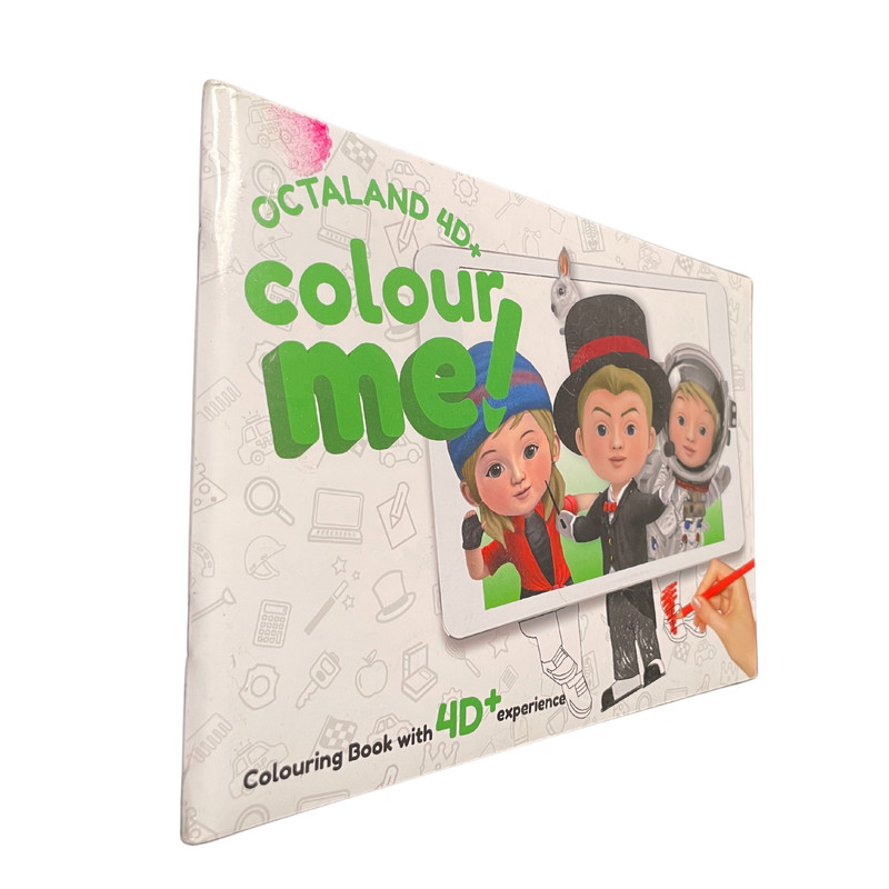 بازی آموزشی رنگ آمیزی مدل Octaland 4D+ Color Me Book