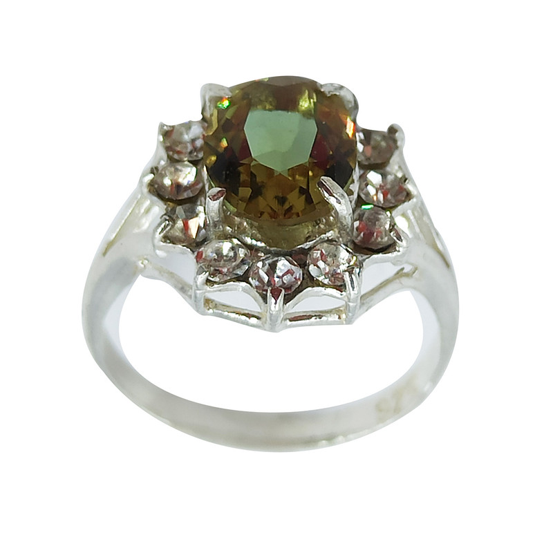 خرید و قیمت انگشتر نقره زنانه سلین کالا مدل الکساندریت ce-k110