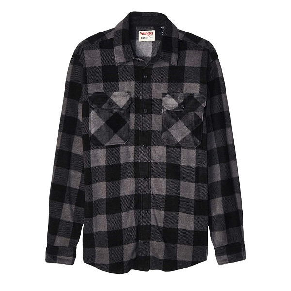 خرید و قیمت پیراهن آستین بلند مردانه رنگلر مدل پشمی پلار کدGREY-10ZHCZP1D