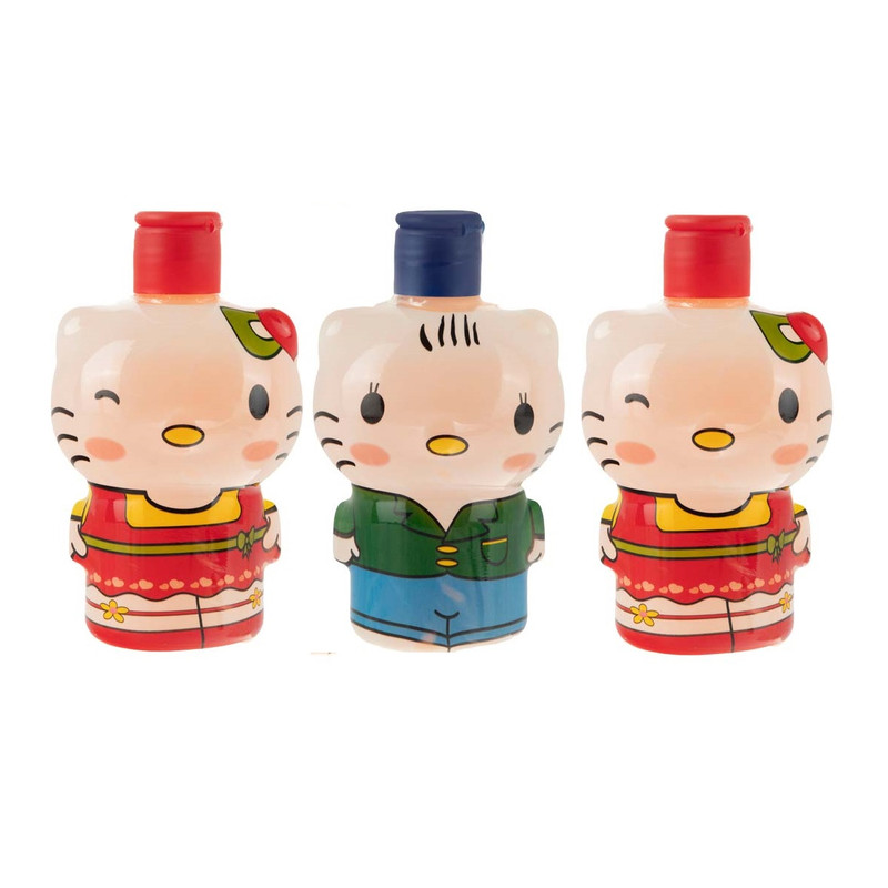 شامپو بچه ریکلین مدل هلو کیتی حجم 250 میلی لیتر مجموعه 3 عددی