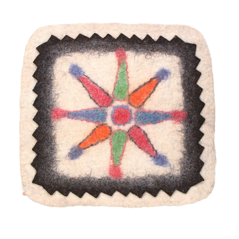 خرید و قیمت زیر انداز نمدی آرانیک مدل خورشید کد 1414500010