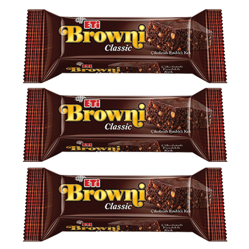 خرید و قیمت کیک براوونی کلاسیک اتی - 40 گرم بسته 3 عددی