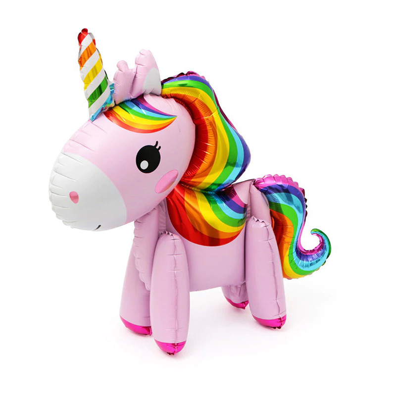 بادکنک فویلی دنیای سرگرمی های کمیاب طرح پونی شاخ دار