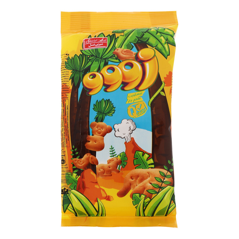 بیسکویت پتی بور باغ وحش شیرین عسل - 60 گرم