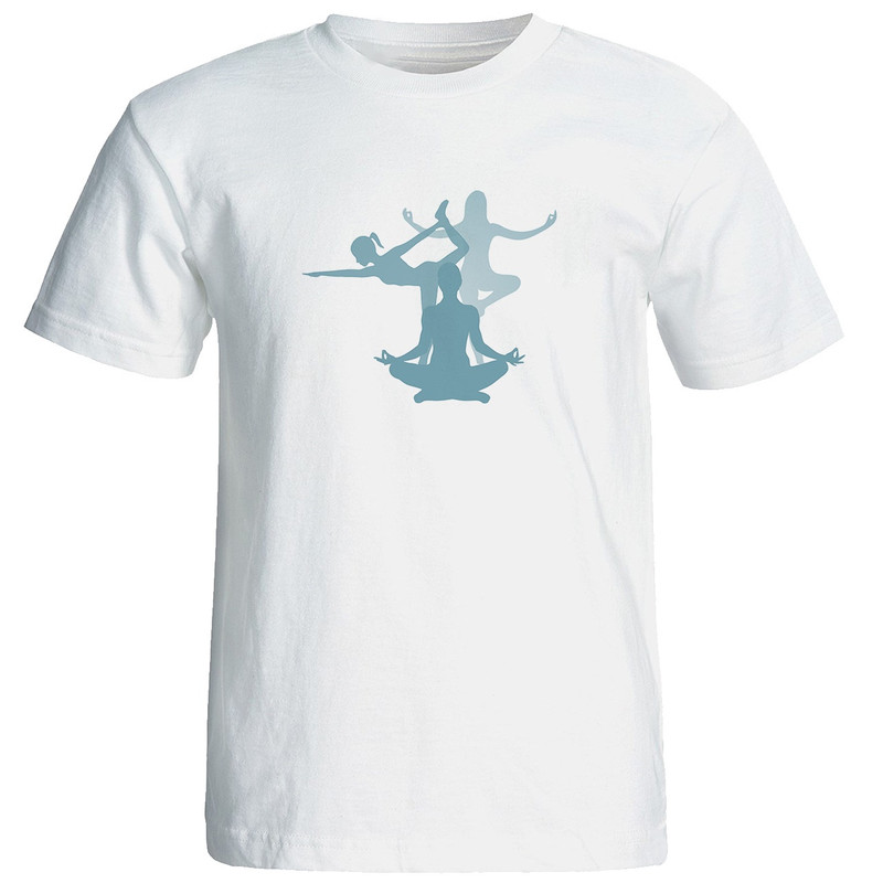 تی شرت زنانه طرح یوگا کد 12884