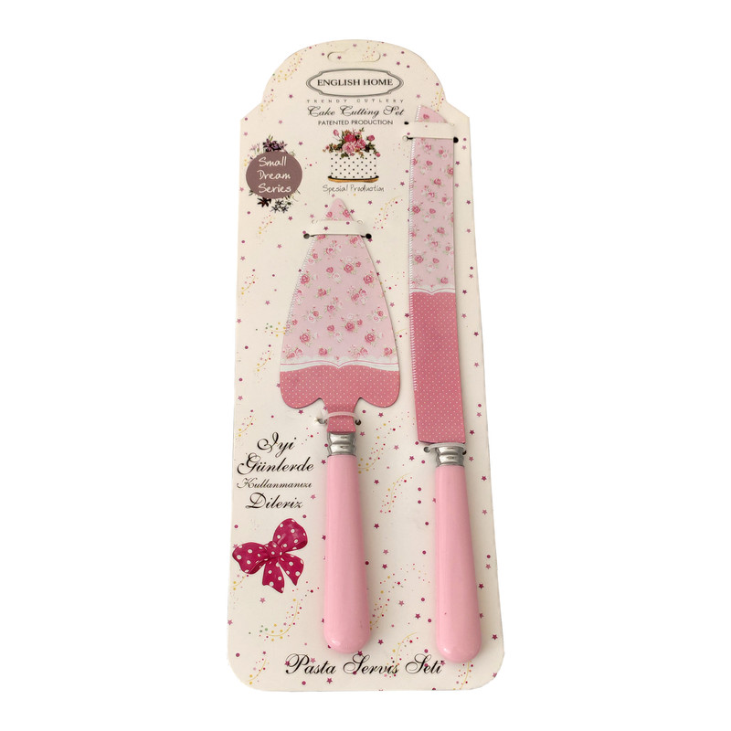 ست کارد و کفگیر سرو کیک انگلیش هوم کد KK022