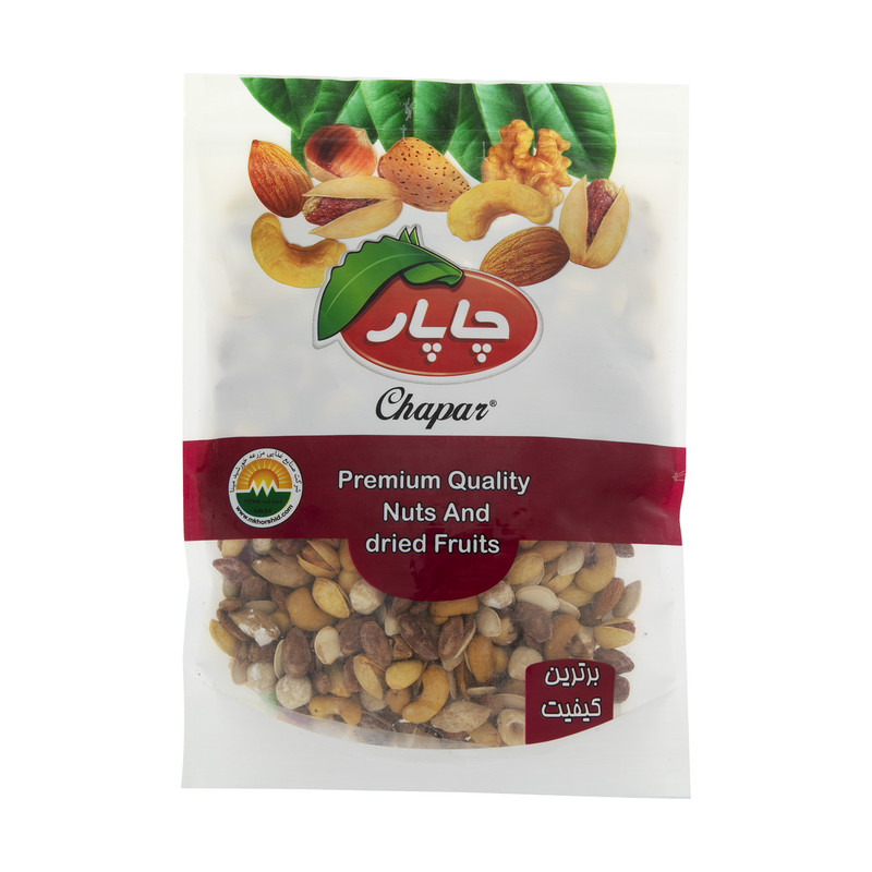 آجیل شور چاپار مقدار 450 گرم