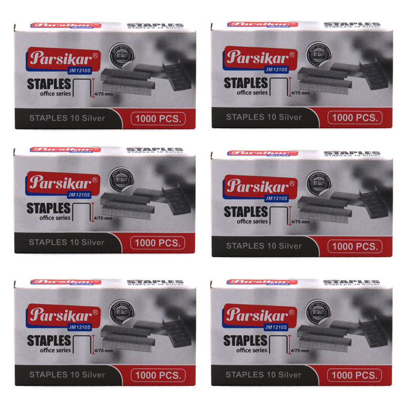 سوزن منگنه پارسیکار کد Jm1210s سایز 10 بسته 6000 عددی