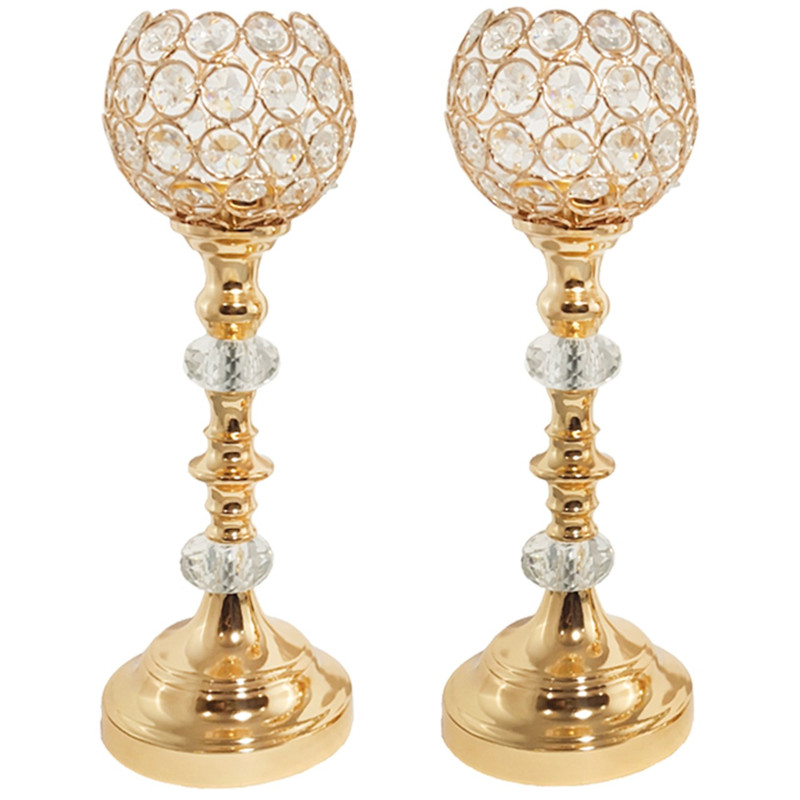 شمعدان شیانچی طرح زنبوری متوسط کد 09040074 مجموعه 2 عددی