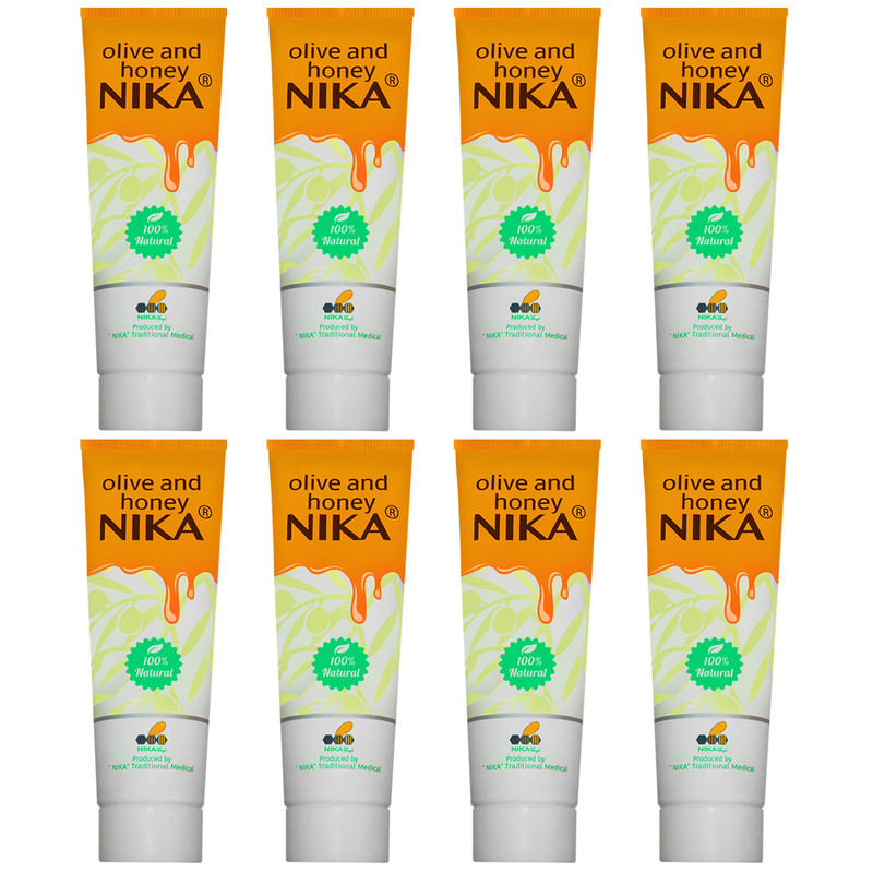 کرم ترمیم کننده نیکا مدل زیتون و عسل وزن 60 گرم بسته 8 عددی