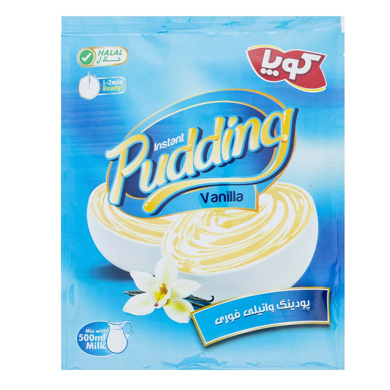 خرید و قیمت پودر پودینگ وانیلی فوری کوپا مقدار 110 گرم