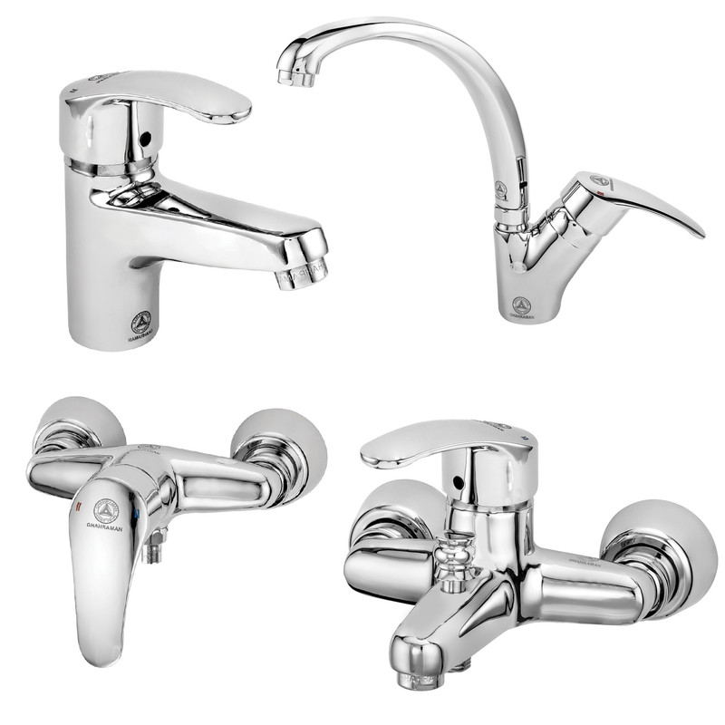 خرید و قیمت ست شیرآلات قهرمان مدل اسپانیایی