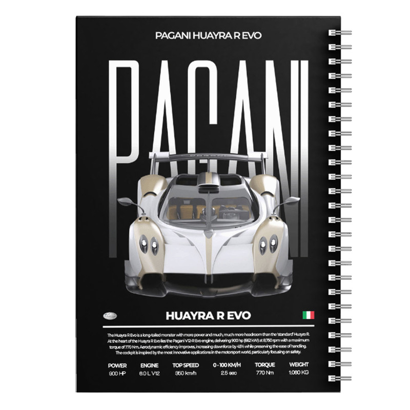 دفتر یادداشت 50 برگ باژیکان مدل ماشین باز کد 7011641