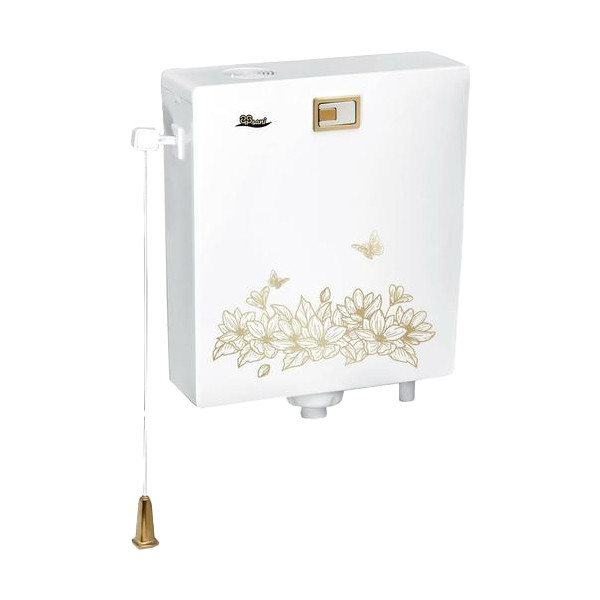 فلاش تانک سنی پلاستیک مدل دیاموند طرح نیلوفر