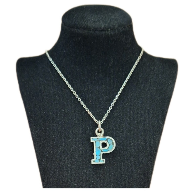 گردنبند نقره زنانه مدل فیروزه کوب کد ZIF123