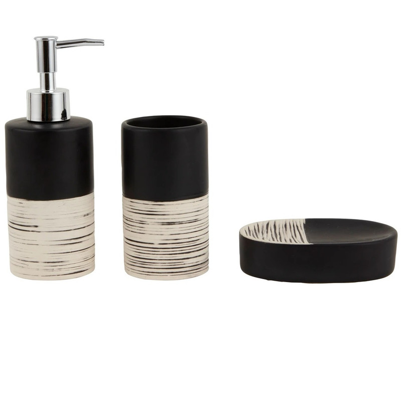 ست سرویس بهداشتی سه پارچه کاراجا هوم مدل Noble