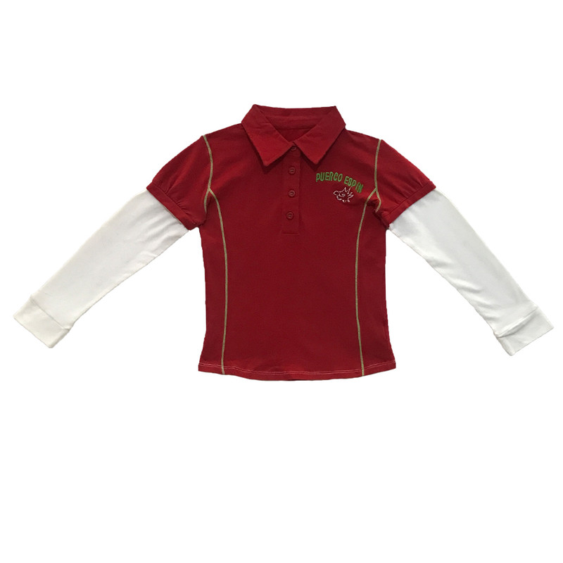 خرید و قیمت پولوشرت آستین بلند دخترانه مدل 3010